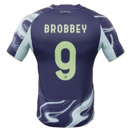 Camisola Ajax Amsterdam Brobbey 9 Equipamento Alternativa 2025-26 Manga Curta